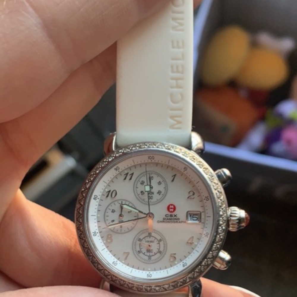 Michele watch with all bands included
